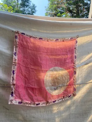 1940s/50s Silk Pendleton Round Up Rodeo Cowboy Bandana