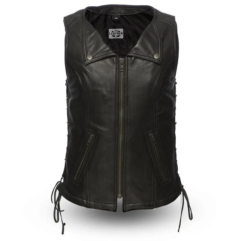 BELLA Motorcycle Leather Vest