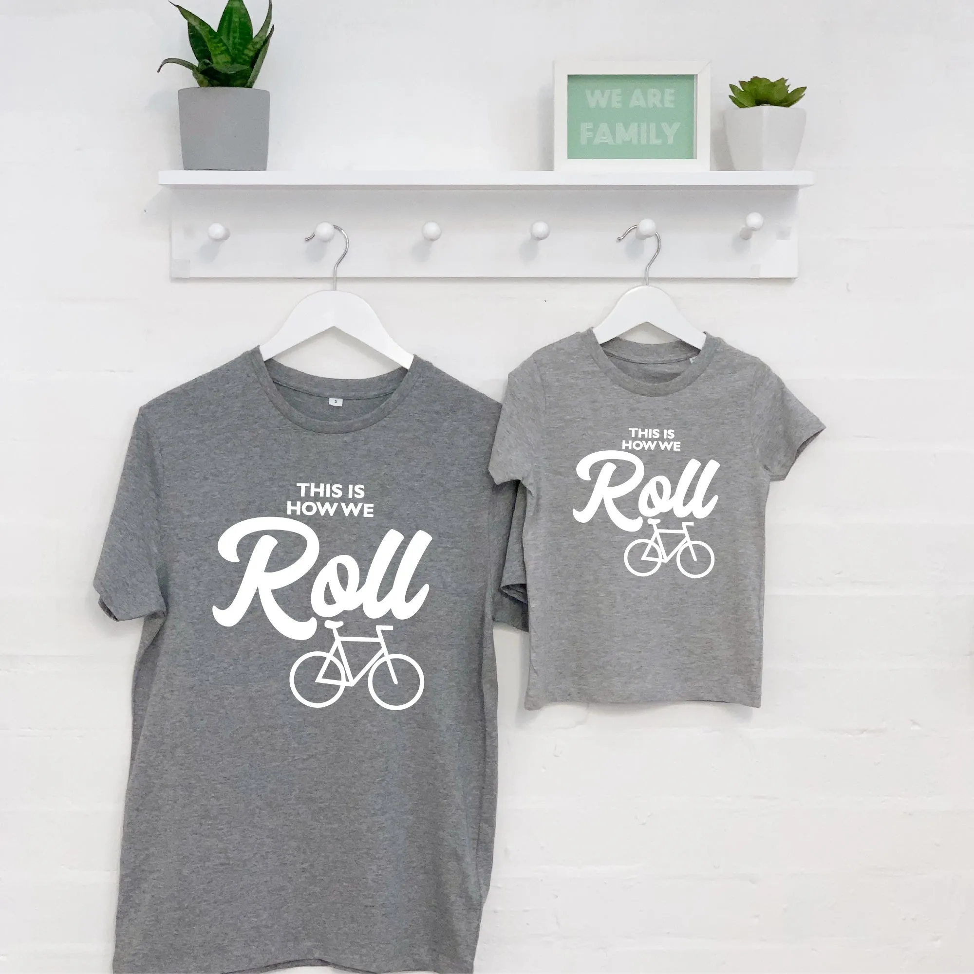 Cycling Parent And Child T Shirts