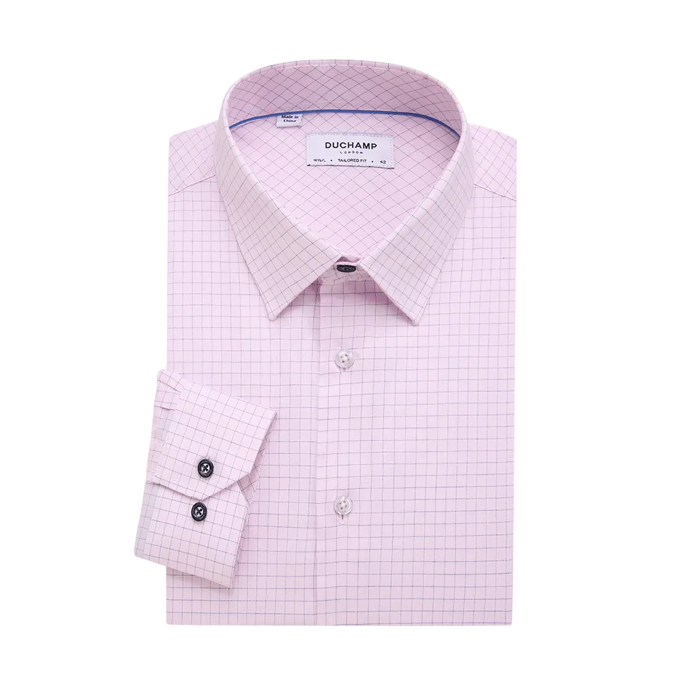 Duchamp London Checked Dress Shirt