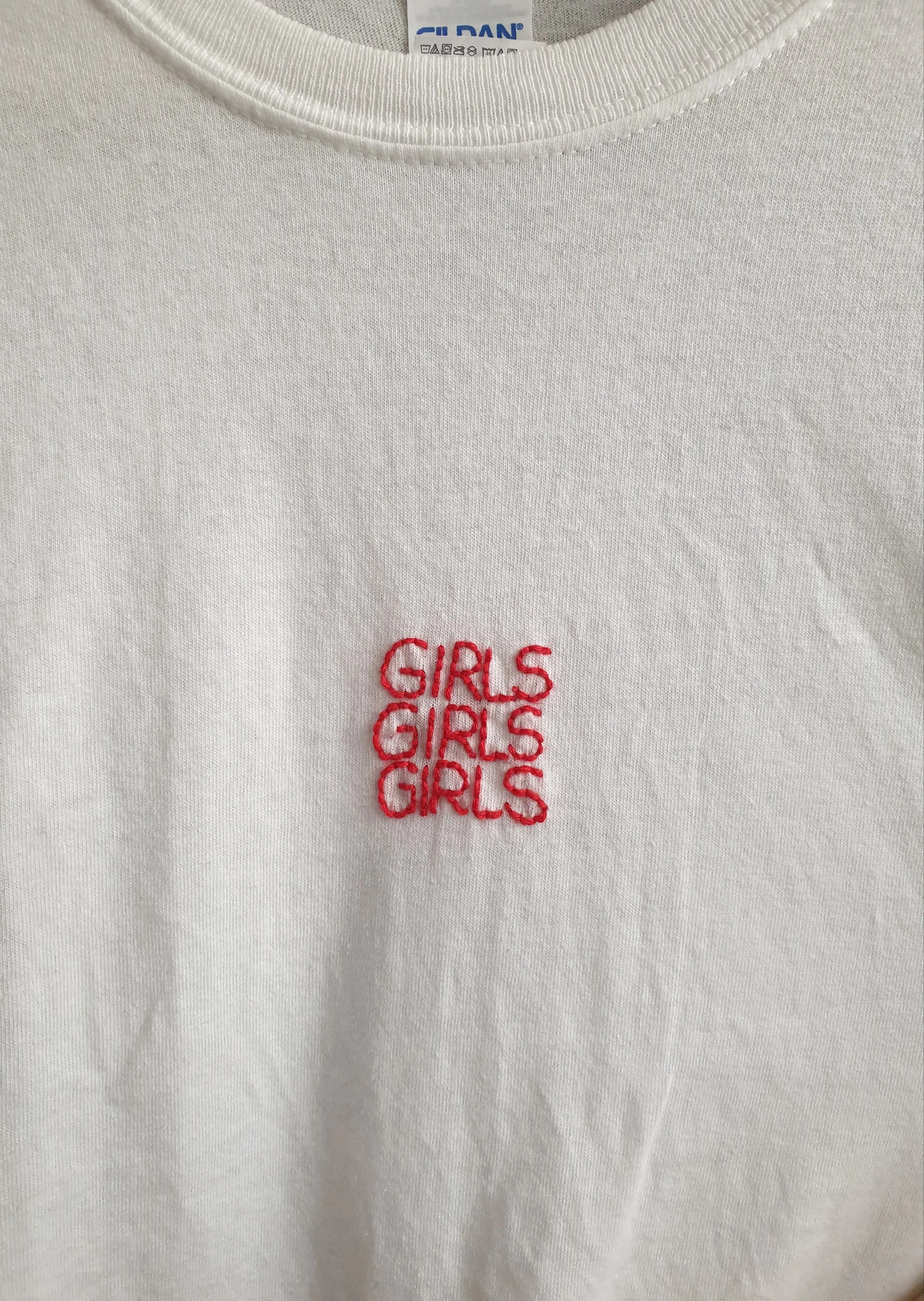 Hand Embroidered Girls Shirt