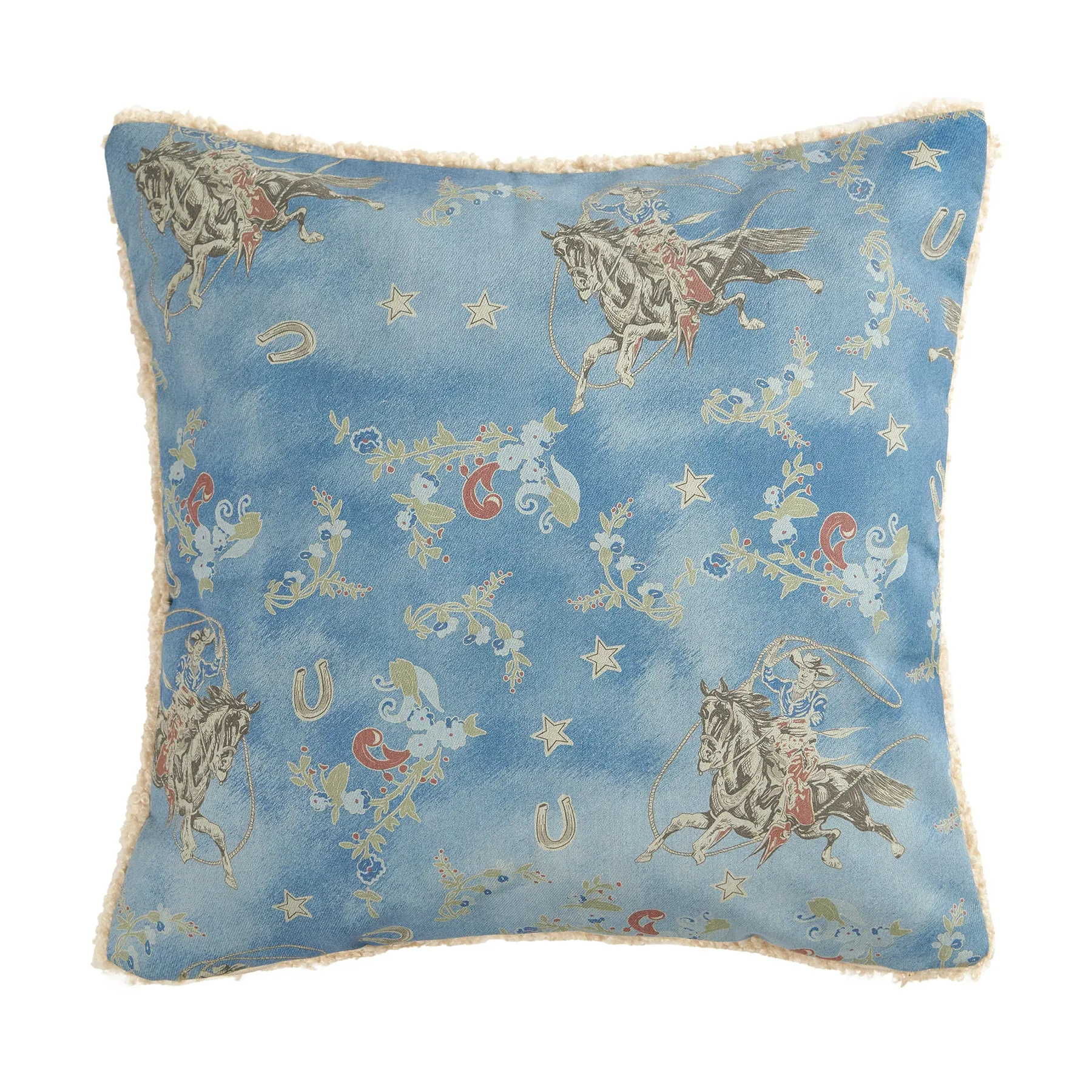 Lee Western Washed Denim Pillow