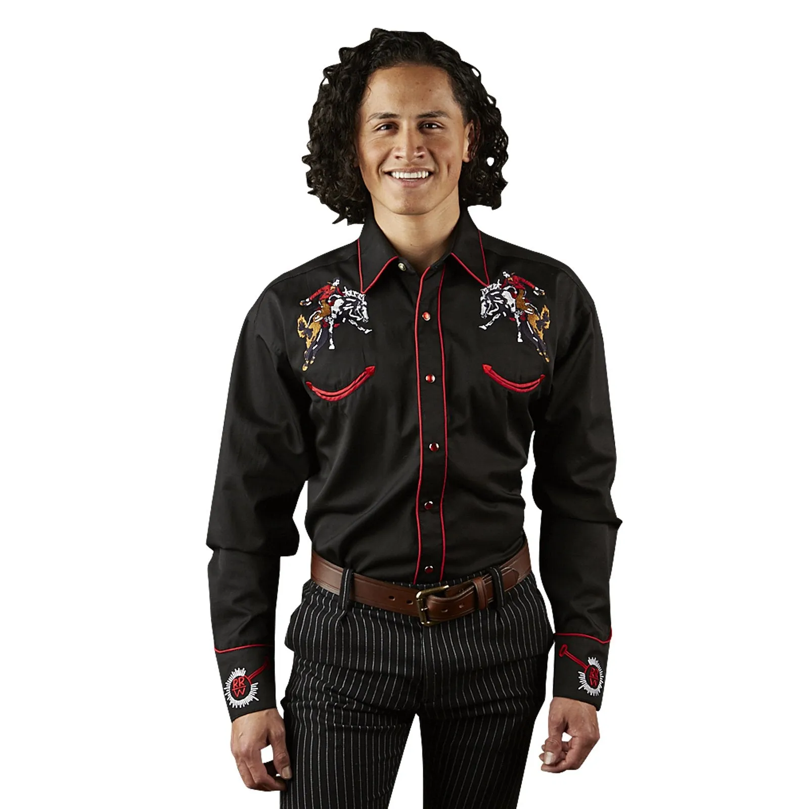 Men's Vintage Western Shirt Collection: Fancy Rockmount Signature Bronc