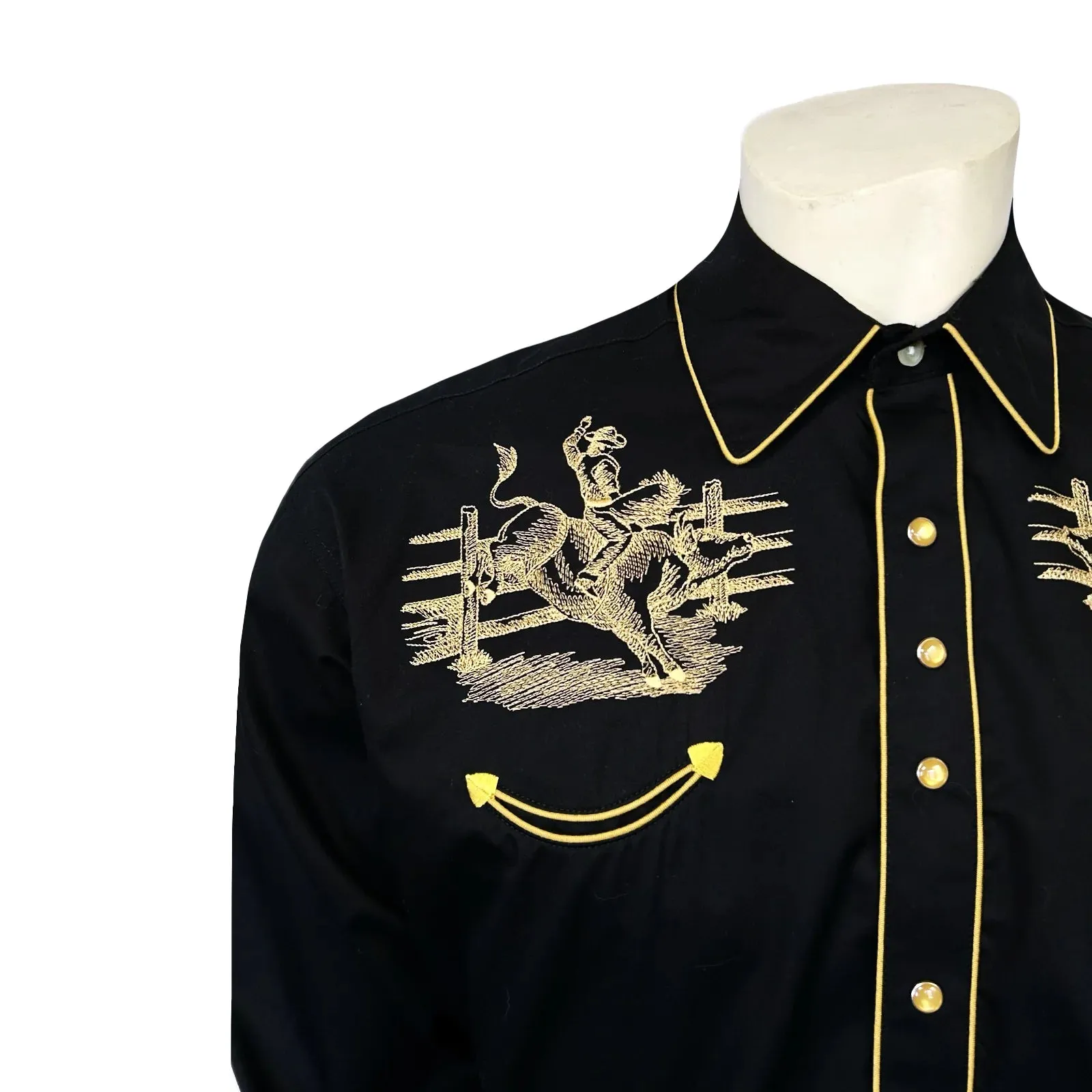 Men's Vintage Western Shirt Collection: Rockmount Bull Rider