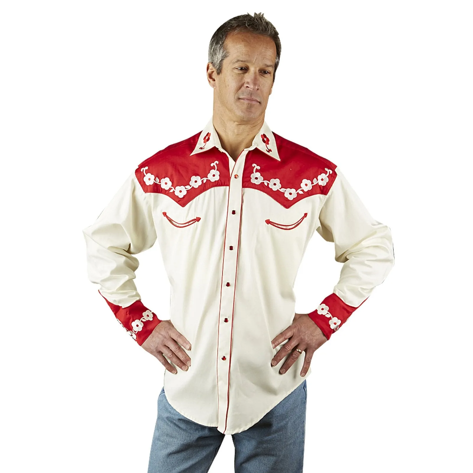 Men's Vintage Western Shirt Collection: Rockmount Elvis Loving You
