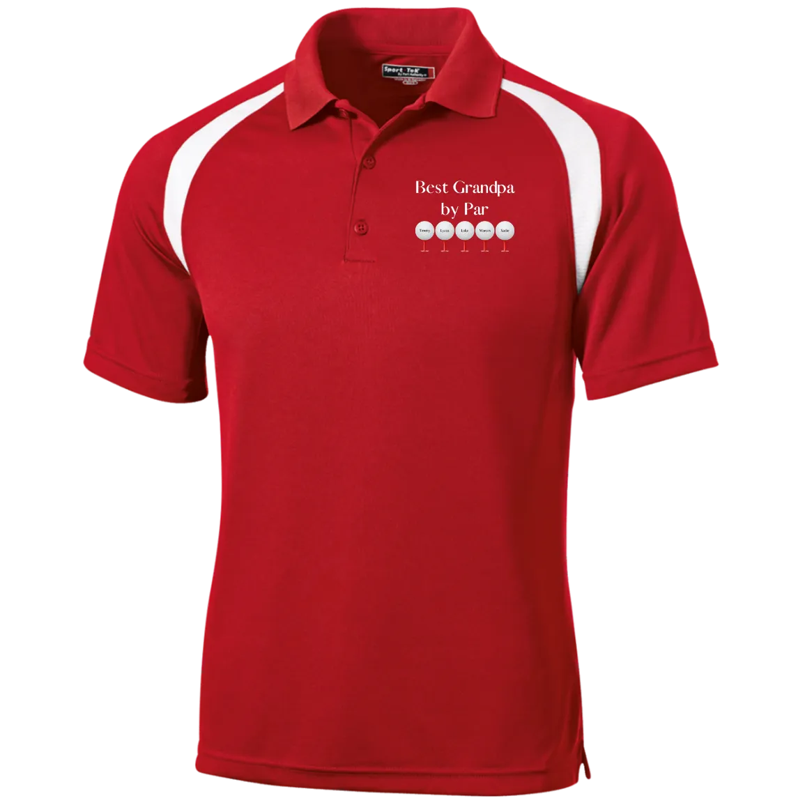 Personalize Best Dad/Grandpa by Par Moisture-Wicking Tag-Free Golf Shirt