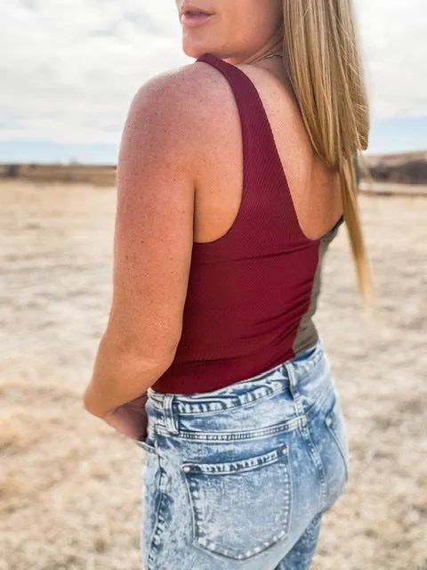 Tyler Two-Tone Bodysuit