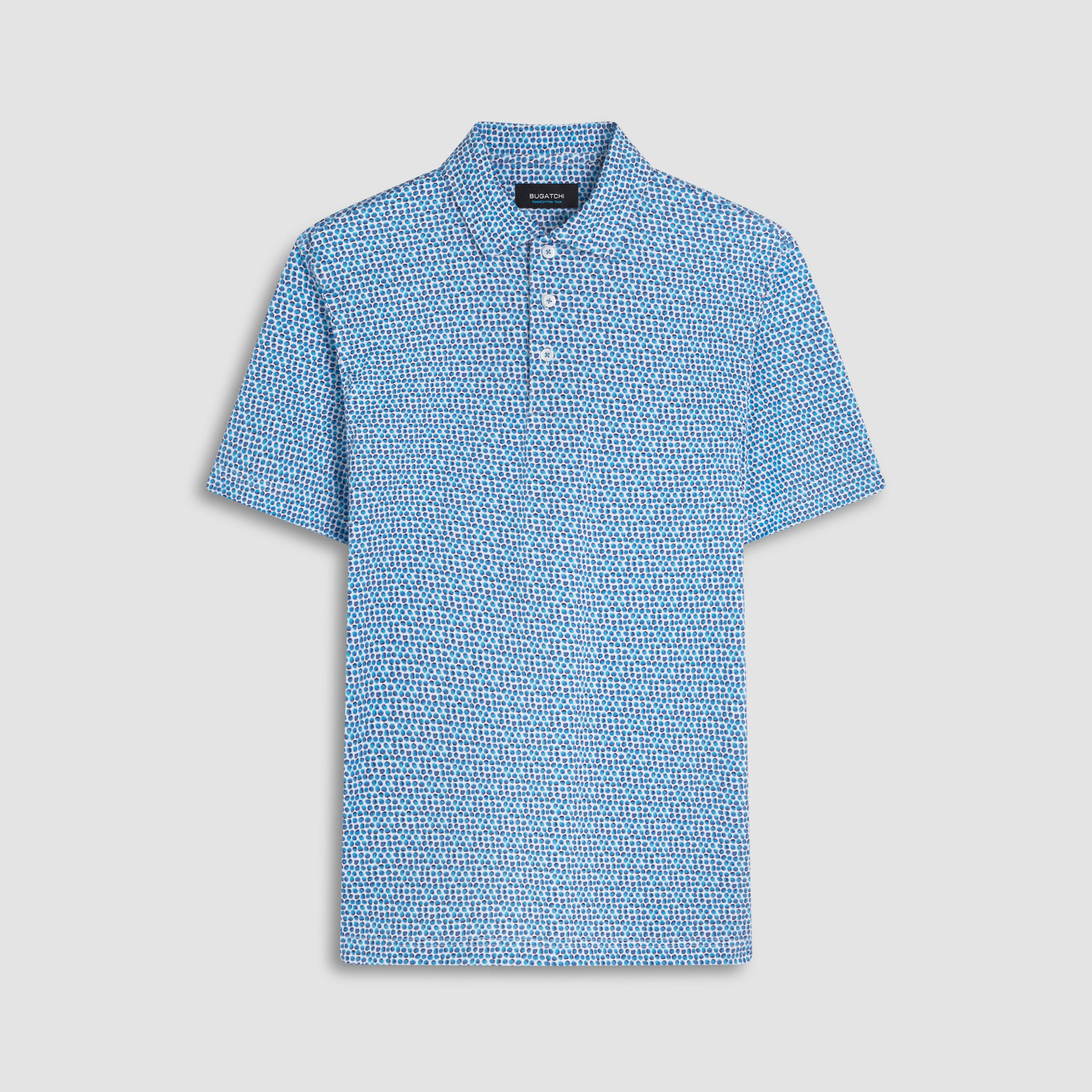 Victor Abstract Print OoohCotton Polo