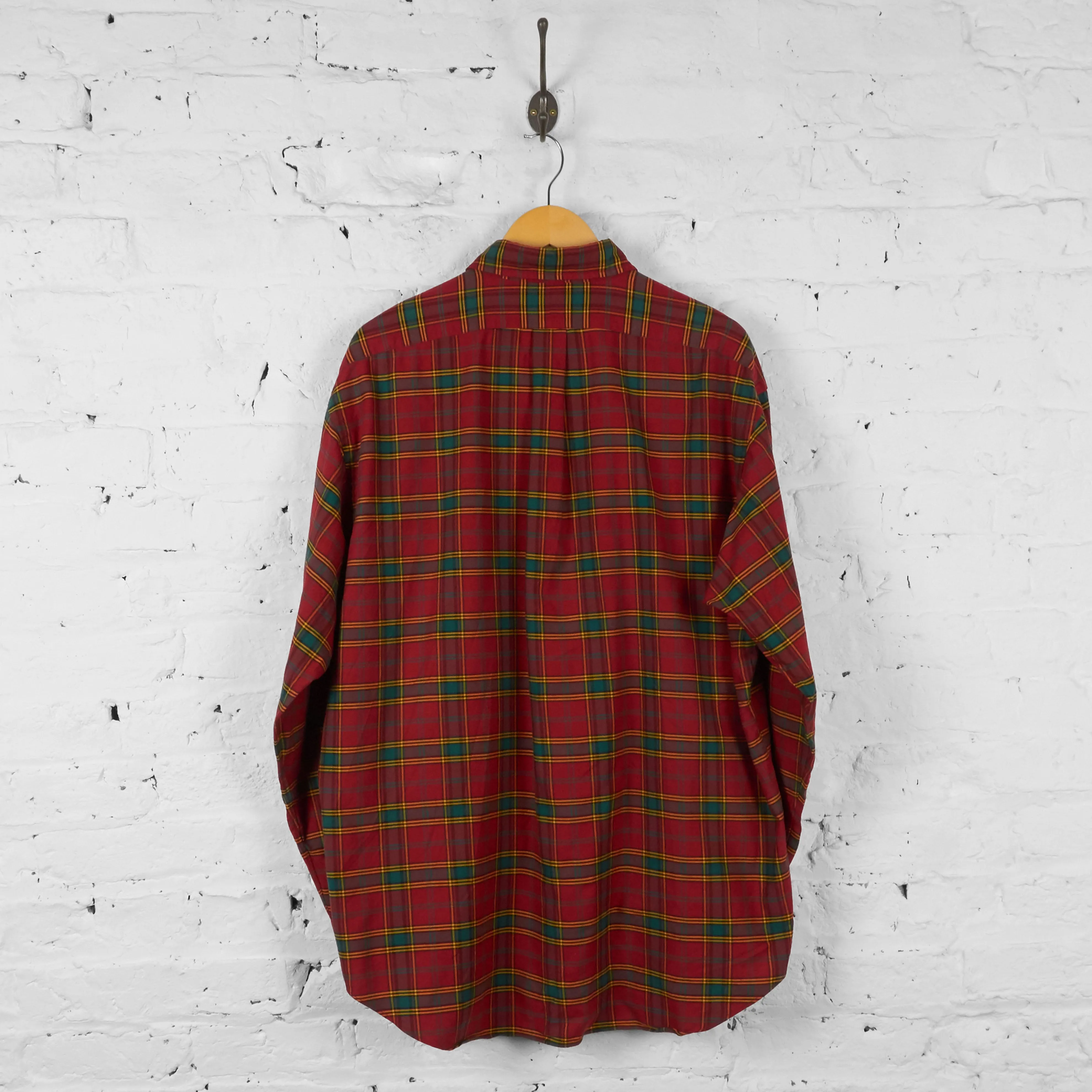 Vintage Ralph Lauren Checked Shirt - Red - XL