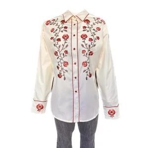 Women's Vintage Western Shirt Collection: Rockmount Fancy Thistle Ivory