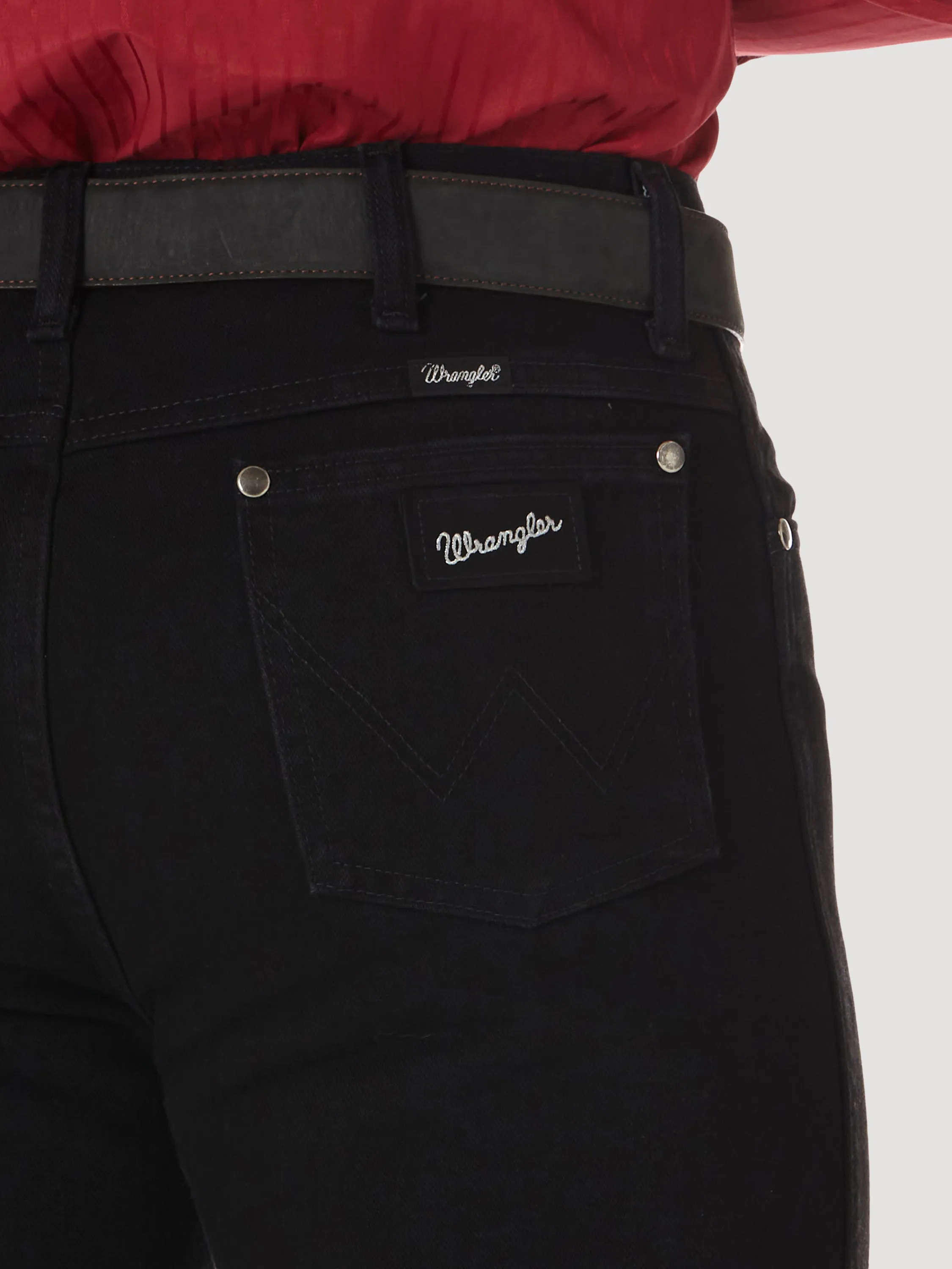 Wrangler Men's Cowboy Cut Silver Edition Slim Fit Jean Black