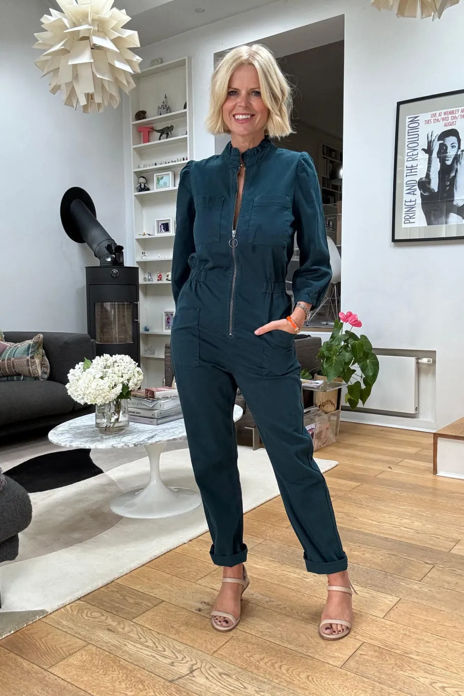 Zoe Jumpsuit - Teal